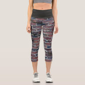 Leggings Capri Clinker Brick haut taille Capris (Recto)