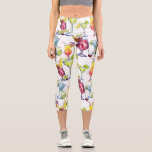 Leggings Capri Cocktail Boissons tropicales Motif d'aquarelle<br><div class="desc">Cette conception peut être personnalisée en choisissant l'option personnaliser pour ajouter du texte ou apporter d'autres modifications. Si ce produit a la possibilité de transférer la conception à un autre article, s'il vous plaît assurez-vous d'ajuster la conception pour s'adapter si nécessaire. Contactez-moi à colorflowcreations@gmail.com si vous souhaitez avoir cette conception...</div>