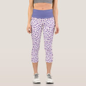 Leggings Capri Coeur aquarelle (Recto)