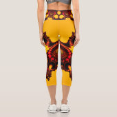 Leggings Capri Cœur d'automne (Verso)