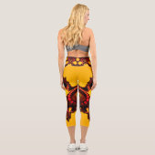 Leggings Capri Cœur d'automne (Verso)