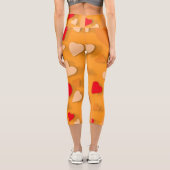 Leggings Capri Coeur de papier décoratif 7 (Verso)