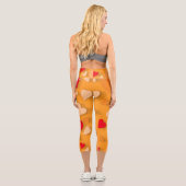 Leggings Capri Coeur de papier décoratif 7 (Verso)