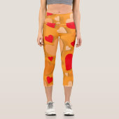 Leggings Capri Coeur de papier décoratif 7 (Recto)