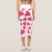 Leggings Capri Coeur rouge doux (Verso)