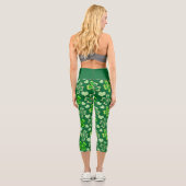 Leggings Capri Coeurs Et Shamrock (Verso)