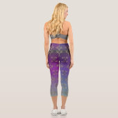 Leggings Capri Coeurs fantaisistes (Verso)