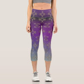 Leggings Capri Coeurs fantaisistes (Recto)