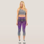 Leggings Capri Coeurs fantaisistes (Recto)