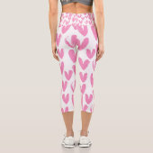 Leggings Capri Coeurs peints (Verso)