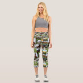 Leggings Capri Collage photo de cheval, (Recto)