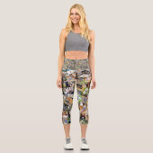 Leggings Capri Collage photo de chien, (Recto)