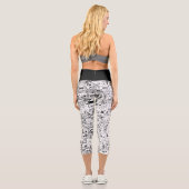 Leggings Capri Collant carte de Rome (Verso)
