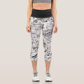 Leggings Capri Collant carte de Rome (Recto)