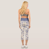 Leggings Capri Collants Capri en dentelle superposée de fleurs de (Verso)