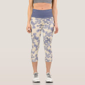 Leggings Capri Collants Capri en dentelle superposée de fleurs de (Recto)