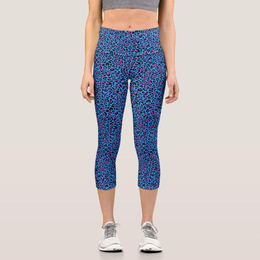 Leggings Capri Collants capri léopard (Recto)