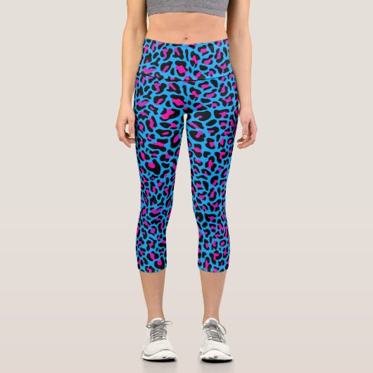Leggings Capri Collants capri léopard (Recto)