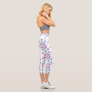 Leggings Capri Collants Capri Papillons