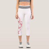 Leggings Capri Collants rouges Capri grecs (Recto)