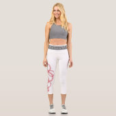 Leggings Capri Collants rouges Capri grecs (Recto)