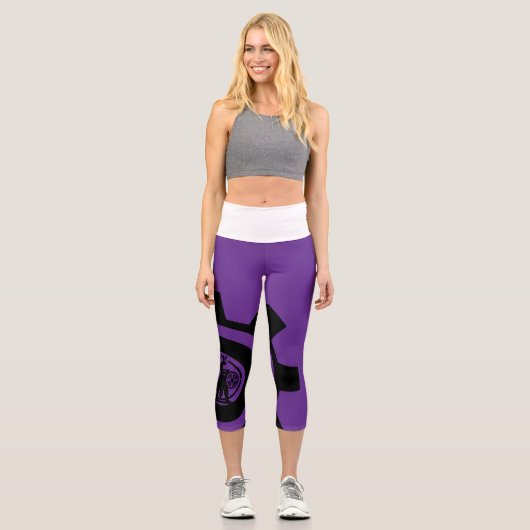 Leggings Capri Collants Swan Valley VikingBots (Recto)
