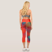 Leggings Capri Coloré Cravate (Verso)