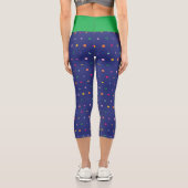 Leggings Capri Colorful geometric pattern (Verso)