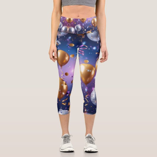Leggings Capri Compte à rebours Confetti (Recto)