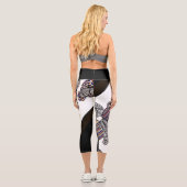 Leggings Capri Conception Capri Abstraite (Verso)