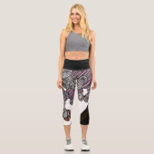 Leggings Capri Conception Capri Abstraite (Recto)