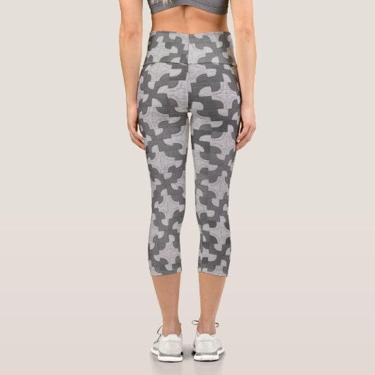 Leggings Capri Conception de courtepointe Path de Drunkard (Verso)