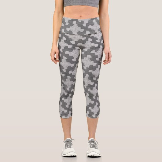 Leggings Capri Conception de courtepointe Path de Drunkard (Recto)