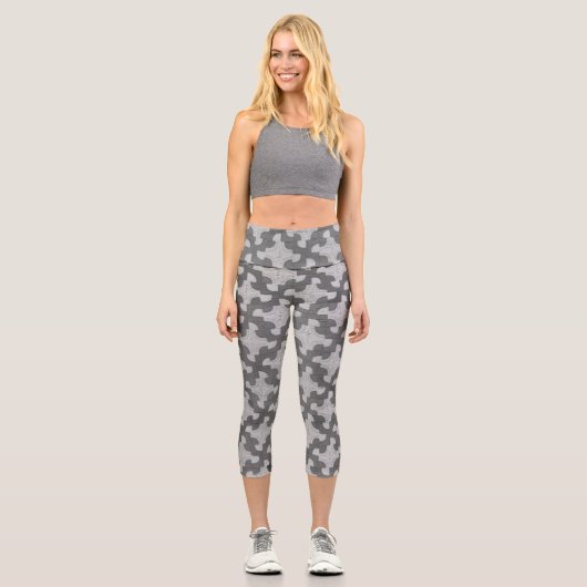 Leggings Capri Conception de courtepointe Path de Drunkard (Recto)