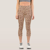 Leggings Capri Conception de la série Classique Léopard 1 (Recto)