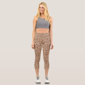 Leggings Capri Conception de la série Classique Léopard 1 (Recto)