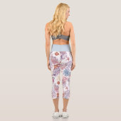 Leggings Capri Conception de la série de composition de l'eau sou (Verso)