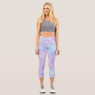 Leggings Capri Conception de la série Galaxie Sirène 1