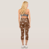 Leggings Capri Conception de texture de peau de cerf moderne Capr (Verso)