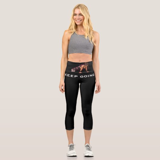 Leggings Capri Conception d'entraînement continue (Recto)