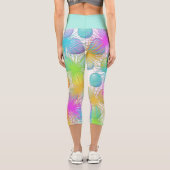 Leggings Capri Conception des oeufs de Pâques (Verso)