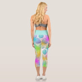 Leggings Capri Conception des oeufs de Pâques (Verso)