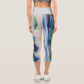 Leggings Capri Conception d'onde Capris haut taille (Verso)