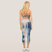 Leggings Capri Conception d'onde Capris haut taille (Verso)