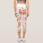 Leggings Capri Conception motif d'automne (Verso)