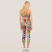 Leggings Capri Conception simple et géométrique multicolore (Verso)