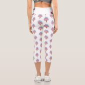 Leggings Capri Cône rose Sakura crème glacée gaufre (Verso)