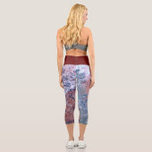 Leggings Capri Confetti grunge haute taille capris (Verso)