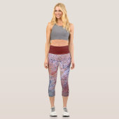 Leggings Capri Confetti grunge haute taille capris (Recto)