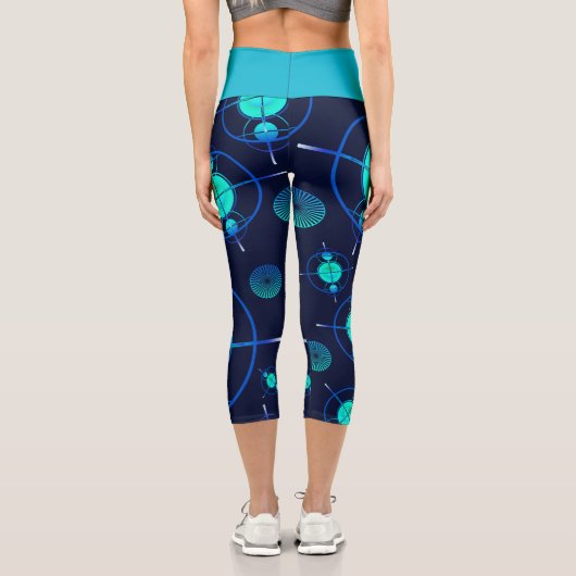 Leggings Capri Connected Minds Pattern 2 (Verso)